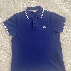 Moncler Maglia Polo Shirt Size Small Authentic
